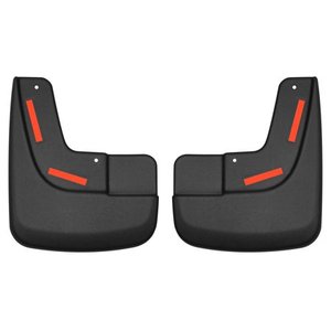 lot 60301 image: Husky Liners Custom Mud Guards Front Mud Guards Black Fits 17-20 Ford F-150 Raptor