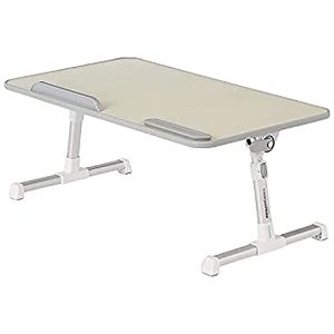 lot 60304 image: Amazon Basics Adjustable Laptop Tray Table - Lap Desk Fits up to 17-Inch Laptop - Medium (B07MM4SKHM)