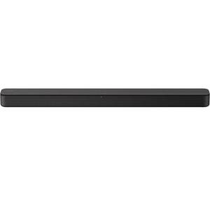 lot 60314 image: Sony S100F 2.0ch Soundbar with Bass Reflex Speaker, Integrated Tweeter and Bluetooth, (HTS100F), easy setup, compact, home office use with clear sound black