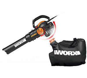 lot 60334 image: Worx WG512 600cfm  161 - 12 Amp TRIVAC Blower  Mulcher  Vac Single-Lever Conversion Metal Impeller Two Speed