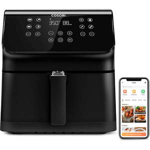 lot 60396 image: COSORI Smart Air Fryer(100 Recipes) 12-in-1 Large XL Oven with Upgrade Customizable 10 Presets & Shake Reminder Preheat Keep Warm Works with Alexa & Google Assistant 5.8QT WiFi-Black