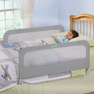 lot 60341 image: Summer Infant Double Safety Bedrail Gray