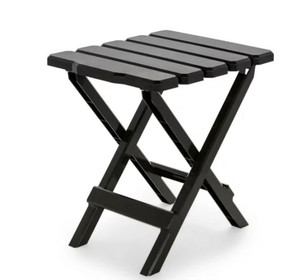 lot 60400 image: Camco Quick-Folding Adirondack Table  Ideal for Campsites, Patios, and More  Durable ABS Plastic, Moch