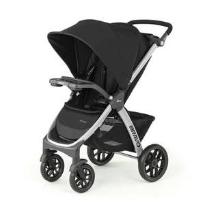 lot 60480 image: Chicco Bravo Quick-Fold Stroller - Black (Black)
