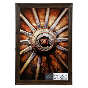 lot 60485 image: 20x30 Natural Walnut Wood Wall Mounted Poster Picture Frame