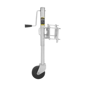 lot 62233 image: MaxxHaul 70148 10 Lift Swing Back Trailer Jack with Single Wheel - 1000 lbs. Capacity