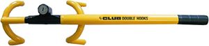lot 60318 image: Winner International The Club 3000 Twin Hooks Steering Wheel Lock, Yellow