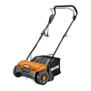 lot 60345 image: Worx WG850 12 AMP 14 Walk Behind Electric Dethatcher