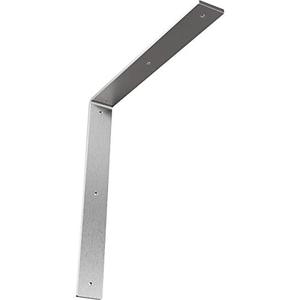 lot 43008 image: Ekena Millwork BKTM02X16X16HASS 2-Inch W x 16-Inch D x 16-Inch H Hamilton Bracket, Stainless Steel
