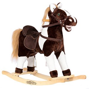lot 43034 image: Rockin Rider Tex Rocking Horse Toy , Blue Large-Retail-$72.50