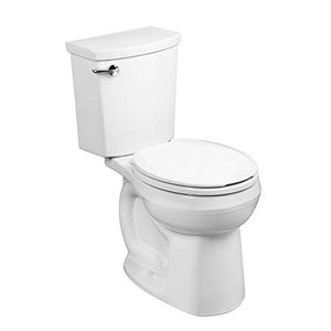 lot 43052 image: American Standard 288DA114.020 H2Optimum Two-Piece Toilet Less Seat, Normal Height, White-Retail-$250.00