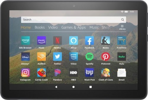 lot 16256 image: Amazon - Fire HD 8 10th Generation - 8 - Tablet - 64GB - Black Factory Sealed