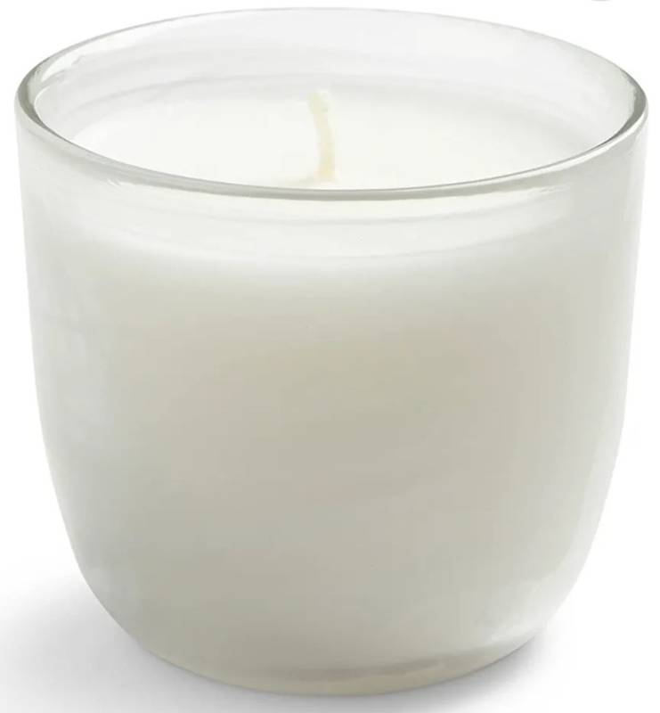 lot 400041 image: Demdaco Loved Bergamot Blush Lemon White 7 Ounce Soy Blend Wax Jar Candle Retail $25.99