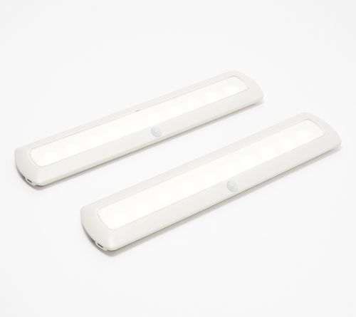 lot 400115 image: Retail - $42.57 Good Earth Set of 2 12 LED Rechargeable Under Cabinet Lights
