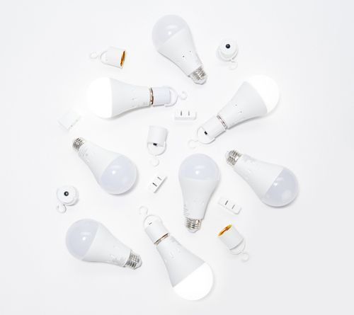 lot 400122 image: Retail - $49.32 BrightLiving Set of 8 LED Multi-Socket Light