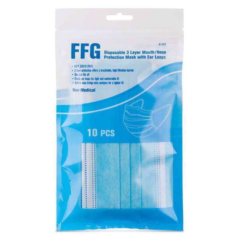 lot 400181 image: FFG 3-Ply Disposable Face Mask