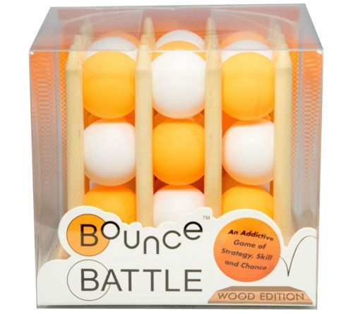 lot 400187 image: Retail - $34.15 Bounce Battle Wood Edition Game Set