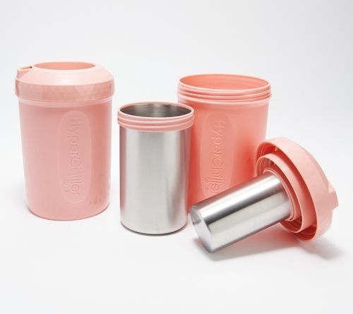 lot 400189 image: Retail - $0.00 HyperChiller Set of 2 Iced Beverage Maker