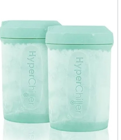 lot 400192 image: Retail - $0.00 HyperChiller Set of 2 Iced Beverage Maker
