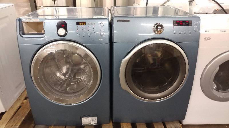 lot 7000 image: SET Samsung Household Front Load WasherDryer Set