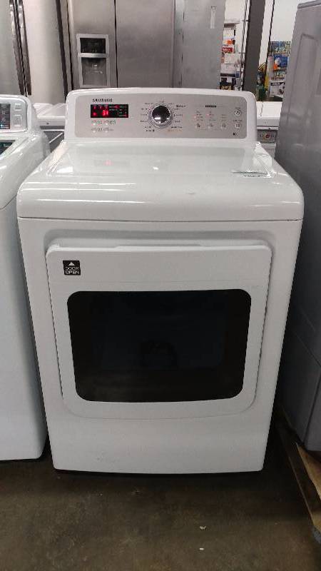 lot 7003 image: Samsung White Front Loader Dryer NSF Series