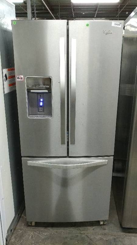 lot 7021 image: Whirlpool 3 Door Household Refrigerator