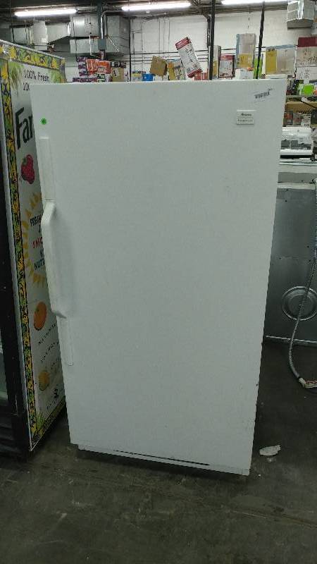 lot 7023 image: Amana Single Door Upright Reach in Freezer