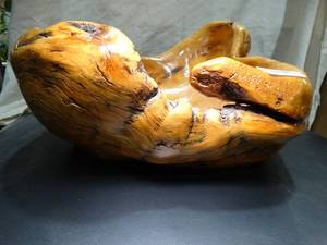 lot 23002 image: Large Cedar Hand Made Bowl