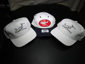 lot 23014 image: Lot of 3 Aviation Ball Caps
