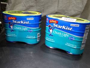 lot 23019 image: Lot of 2  8 Packs of Starkist Tuna
