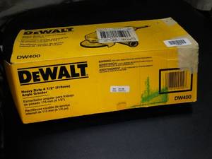 lot 23020 image: Dewalt DW400 Angle Grinder