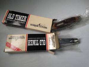 lot 23047 image: 2 New Old Timer Pocket Knifes in Boxes