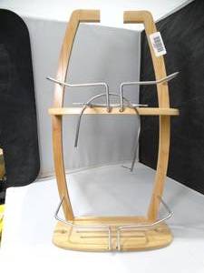 lot 23067 image: Wood and Metal Organizer