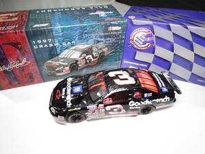 lot 23083 image: 1997 Dale Earnhardt Crash Car 124 Scale  Nascar #3 Goodwrech Limited Edition