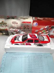 lot 23085 image: Daytona 500  Dale Earnhardt Jr 2004 Action Co 124 Scale Die Cast Stock Car  #8 Bud  Collectable