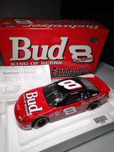 lot 23096 image: 1 of 5004  118 Diecast 1999 Budweiser Monte Carlo Driven By Dale Earnhardt w cert and Box  Revell