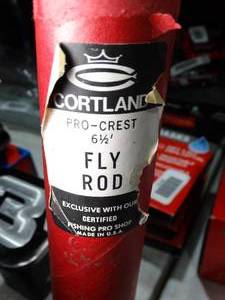 lot 23100 image: 6.5Ft Cortland Pro Crest Fly Rod 1-617-1 in Tube