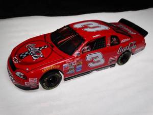 lot 23115 image: 1998 Diecast Action Co.  Monte Carlo  Red #3 Coca-Cola  Dale Earnhardt  Stock Car  wo Box