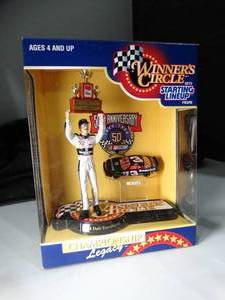 lot 23122 image: 1994 Dale Earnhardt Winners Circle  50th Ann  Figurine and Car Made in 1988  in Unopened Box