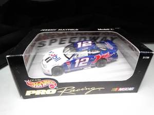 lot 23150 image: 1997 Team Hot Wheels Pro Racing  Jeremy Mayfield  Mobile 1 #12 Diecast Stock Car  in Box