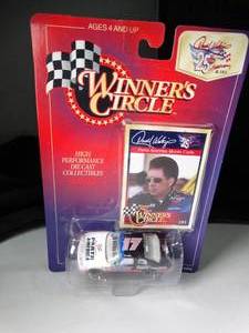 lot 23157 image: Kenner  Darrell Waltrip #17  Winners Circle  164 Scale Card and Car  Unopened