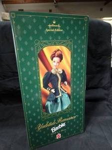 lot 23179 image: 1996 Barbie Doll  Hallmark Yuletide Romance  Mattel  in Box  Unopened