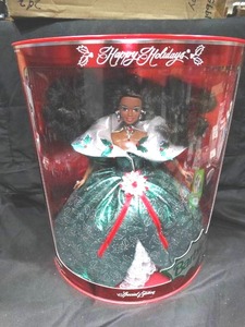 lot 23187 image: 1995  Happy Holidays Black Barbie  Unopened Box  Collectable