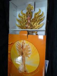 lot 23185 image:  Bob Mackie Goddess of the Sun  Barbie Doll  Mattel  in Box  Unopened