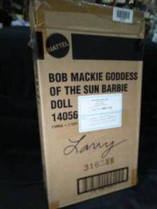 lot 23193 image: 1995  Bob Mackie Goddess of the Sun  Barbie Doll  Mattel  in Box  Opened to Photograph  New in Box