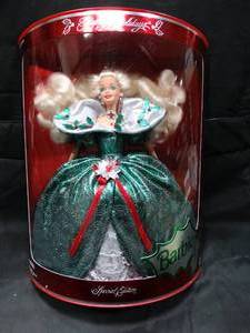 lot 23194 image: 1995  Happy Holidays  Barbie Doll  Mattel  in Box  Unopened 