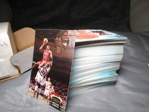 lot 23204 image: 1992 Topps Stadium Club NBA Basketball Cards