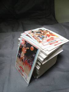 lot 23206 image: 1990-91 Fleer Basketball Set w Allstars  NBA Cards