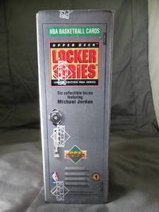 lot 23214 image: 1991 Michael Jordan  Upper Deck Locker Series  NBA Basketball Cards  1 of 6  Unopened