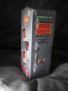 lot 23219 image: 1991 Michael Jordan  Upper Deck Locker Series  NBA Basketball Cards  2 of 6  Unopened